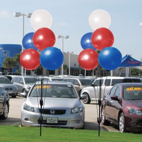 Reusable Vinyl Balloon Clusters - Multi Colors