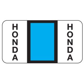 ServiceFile Franchise Labels on Sheets - Honda