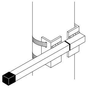 Interceptor Bracket for Single Panel Pole Banner