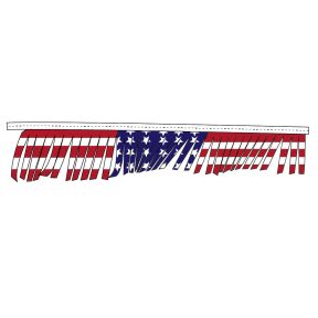 Fiesta Pennant Streamer - Patriotic