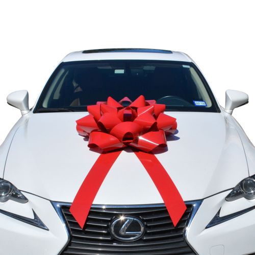 Who buys and sells the giant car bows from the Lexus car